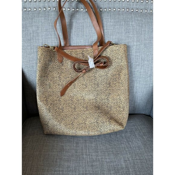 NWT Madewell Calfhair Tote - Picture 10 of 11